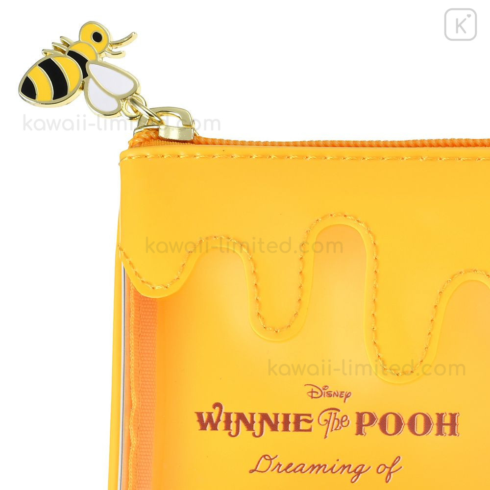 Pooh♡ Japan Disney Store Clear Pen Pouch Case - Pooh : Honey Day