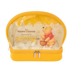 Japan Disney Store Clear Cosmetic Pouch - Pooh : Honey Day