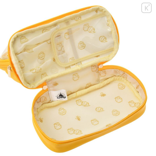 Japan Disney Store Clear Cosmetic Pouch - Pooh : Honey Day - 6
