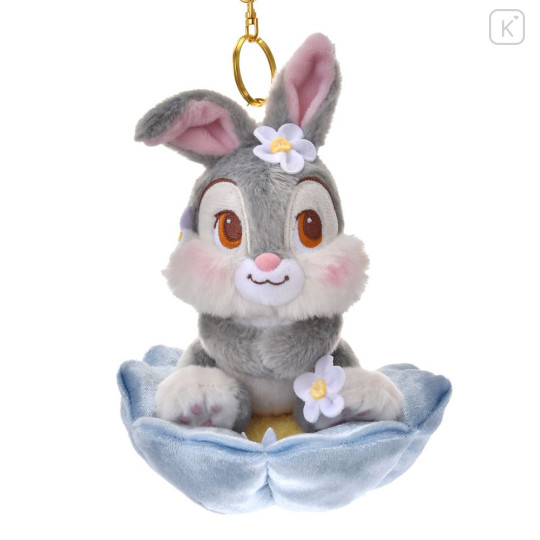 Japan Disney Store Plush Keychain - Flower Garden Thumper - 1