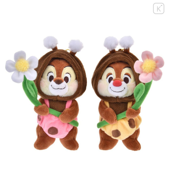 Japan Disney Store Plush Keychain - Dale : Flower Garden - 4