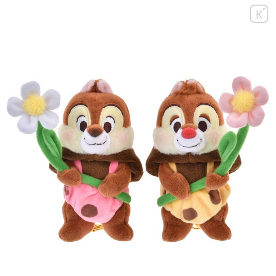 Japan Disney Store Plush Keychain - Dale : Flower Garden - 5