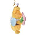 Japan Disney Store Plush Keychain - Pooh : Flower Garden - 2