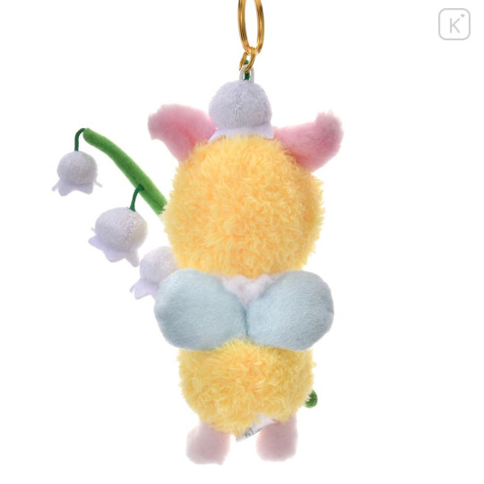 Japan Disney Store Plush Keychain - Piglet : Flower Garden - 3