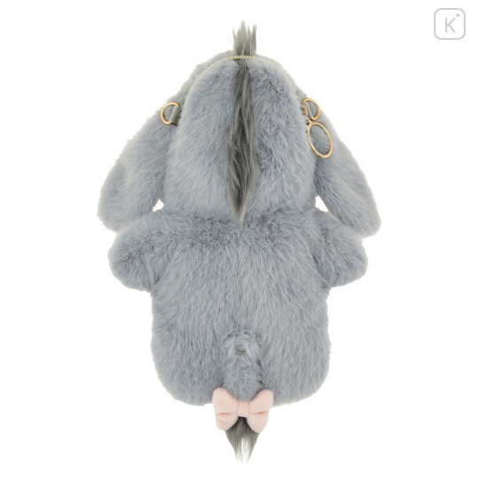 Japan Disney Store Fluffy Pochette Shoulder Crossbody Bag - Eeyore - 3