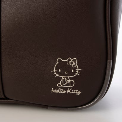 Japan Sanrio Stylish Synthetic Leather School Bag - Hello Kitty : Brown - 6