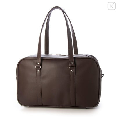 Japan Sanrio Stylish Synthetic Leather School Bag - Kuromi : Brown - 2