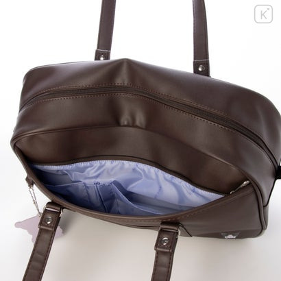 Japan Sanrio Stylish Synthetic Leather School Bag - Kuromi : Brown - 5