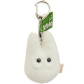 Japan Ghibli Fluffy Plush Keychain - Totoro : White - 1