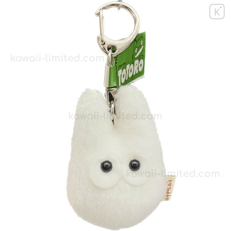 旅人さん　専用 Japan Ghibli Fluffy Plush Keychain - Totoro : White | Kawaii