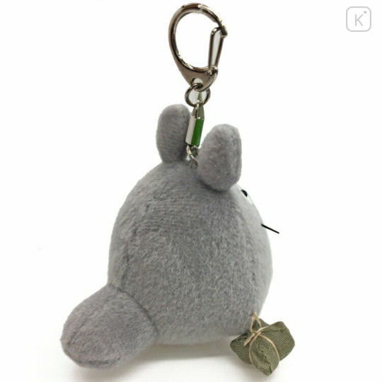 Japan Ghibli Fluffy Plush Keychain - My Neighbor Totoro : Grey Dessert Mochi - 2