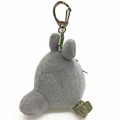 Japan Ghibli Fluffy Plush Keychain - My Neighbor Totoro : Grey Dessert Mochi - 2
