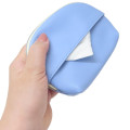 Japan Miffy Pouch & Tissue Case - Miffy : Mesh Flower Blue Bear - 2
