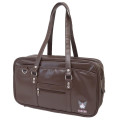 Japan Sanrio Synthetic Leather School Bag - Kuromi : Brown - 1