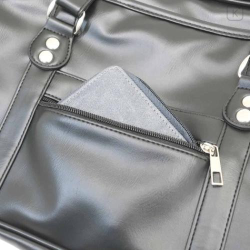 Japan Sanrio Synthetic Leather School Bag - Cinnamoroll : Black - 5