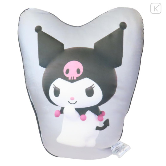Japan Sanrio Die-cut Cushion - Kuromi : 3D - 1