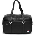 Japan Sanrio Synthetic Leather School Bag - Hello Kitty : Black with Face - 1