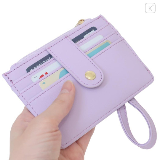 Japan Sanrio Pass Case Card Holder & Coin Case - Kuromi : Choosing Happy Moment - 2