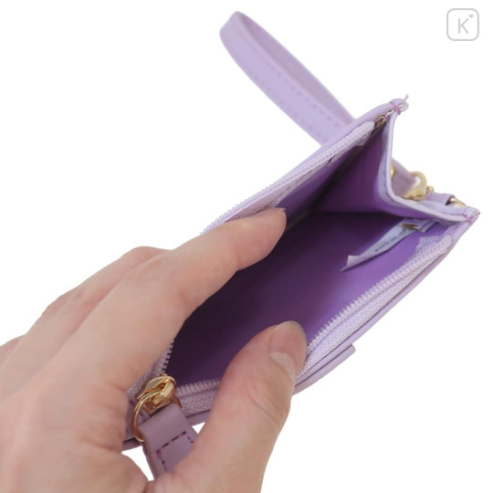 Japan Sanrio Pass Case Card Holder & Coin Case - Kuromi : Choosing Happy Moment - 3