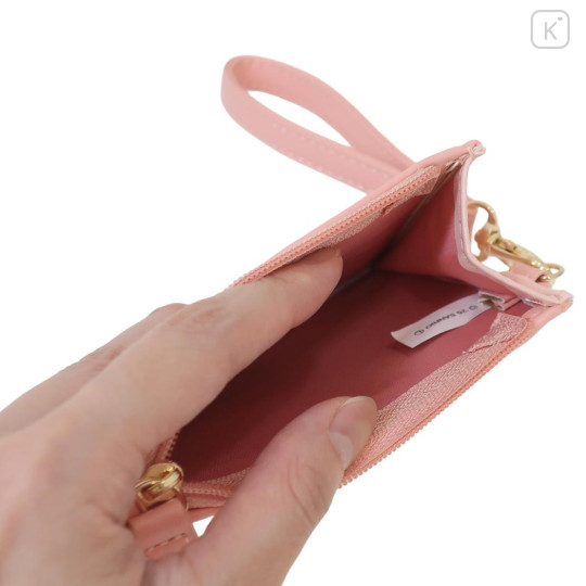 Japan Sanrio Pass Case Card Holder & Coin Case - Hello Kitty & Tiny Chum : Everyday Is Happy With My Favorite Friend - 3