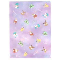 Japan Pokemon A4 Clear File Folder - Pikachu : Paldea Region