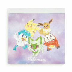 Japan Pokemon Square Memo Pad - Pikachu : Paldea Region