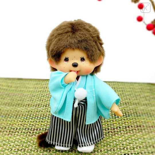 Japan Monchhichi Mascot Figure - Monchhichi-kun : Kimono - 2