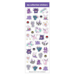 Japan Pokemon My Collection Stickers - Purple