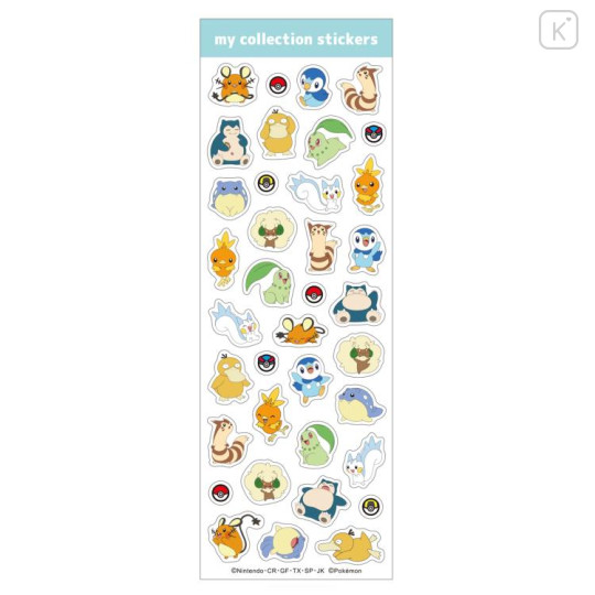 Japan Pokemon My Collection Stickers - Mix Mint - 1