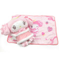 Japan Sanrio Blanket with Plush - My Melody : Angel and Little Devil - 2