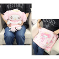 Japan Sanrio Blanket with Plush - My Melody : Angel and Little Devil - 6