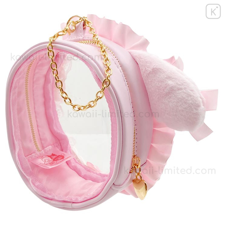 Japan Sanrio Multi Pouch With Bag Charm - My Melody : Angel