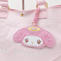 Japan Sanrio Frill Tote Bag - My Melody : Angel and Little Devil Clear Window - 5