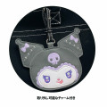 Japan Sanrio Frill Tote Bag - Kuromi : Angel and Little Devil Clear Window - 2