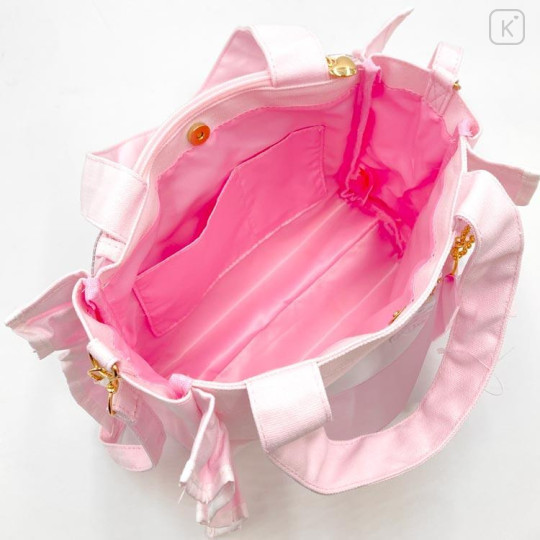 Japan Sanrio 2 Way Mini Tote Bag - My Melody : Angel and Little Devil - 4