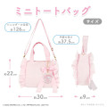 Japan Sanrio 2 Way Mini Tote Bag - My Melody : Angel and Little Devil - 7