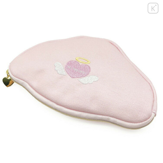 Japan Sanrio Face-shaped Pouch - My Melody : Angel and Little Devil - 2