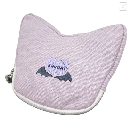 Japan Sanrio Face-shaped Pouch - Kuromi : Angel and Little Devil - 2