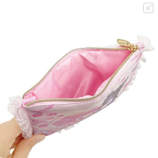 Japan Sanrio Frill Pouch - Kuromi & My Melody : Angel and Little Devil - 3