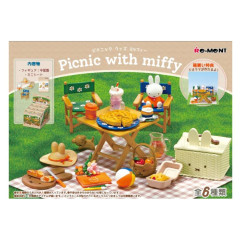 Japan Miffy Miniature Figure Full Set - Picnic with Miffy