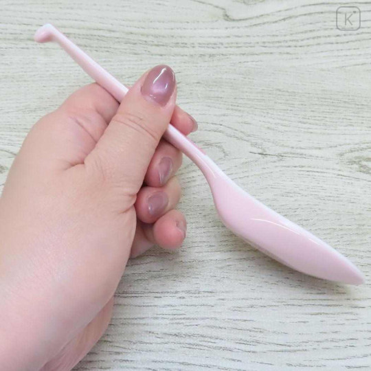 Japan Sanrio Melamine Spoon - Hello Kitty : Japanese Style Pink - 2