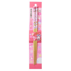 Japan Sanrio Bamboo Chopsticks 21cm - My Melody : Japanese Style