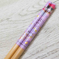 Japan Sanrio Bamboo Chopsticks 21cm - Kuromi : Japanese Style - 2