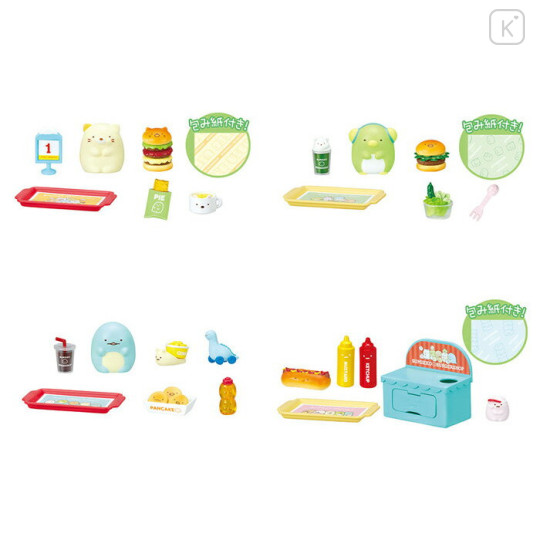Japan San-X Re-Ment Miniature Figure Full Set - Sumikko Gurashi : Burger Shop - 3