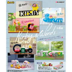 [Pre-order] Japan Kirby Miniature Figure Full Set - Kirby & Words