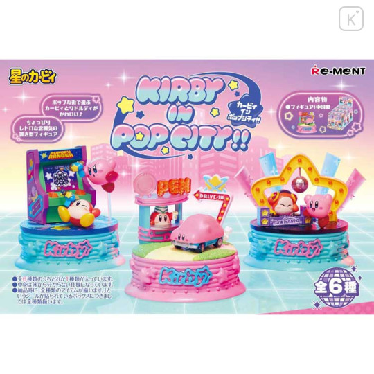 Japan Kirby Re-Ment Miniature Figure Full Set - Kirby in Pop City - 1