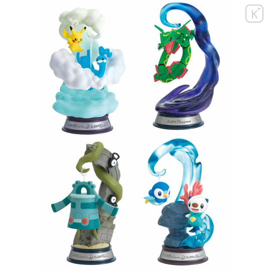 Japan Pokemon Re-Ment Miniature Figure Full Set - Swing Vignette Collection 2 - 2
