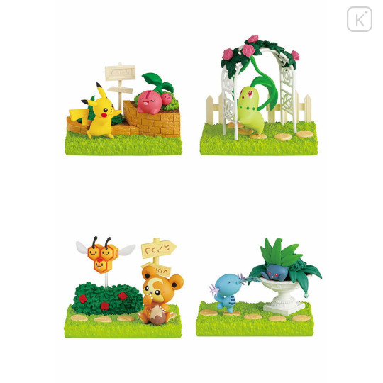 Japan Pokemon Miniature Figure Full Set - Sunny Afternoon Garden - 2