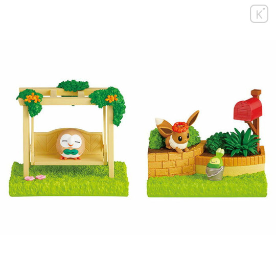Japan Pokemon Re-Ment Miniature Figure Full Set - Sunny Afternoon Garden - 3