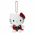Japan Sanrio Mascot Holder - Hello Kitty : Tartan - 1